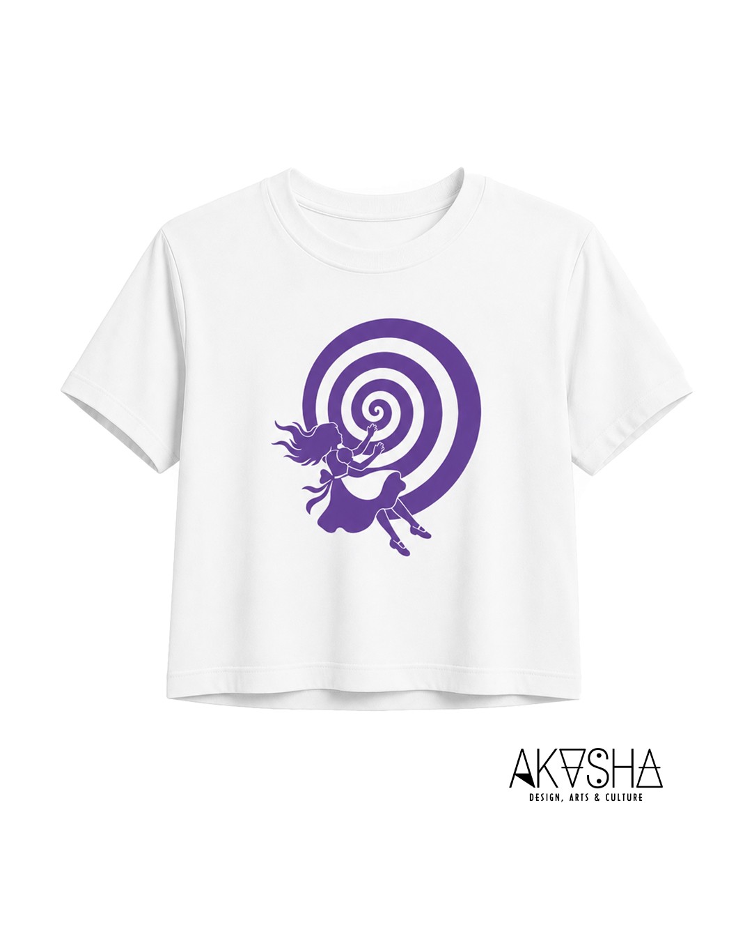 Alice in Wondertown |  Crop Top White | AKASHA Designs